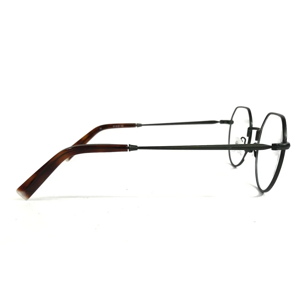 Harper Roe Eyeglasses Frames HRO116 342 Black Round Wire Rim 47-20-140